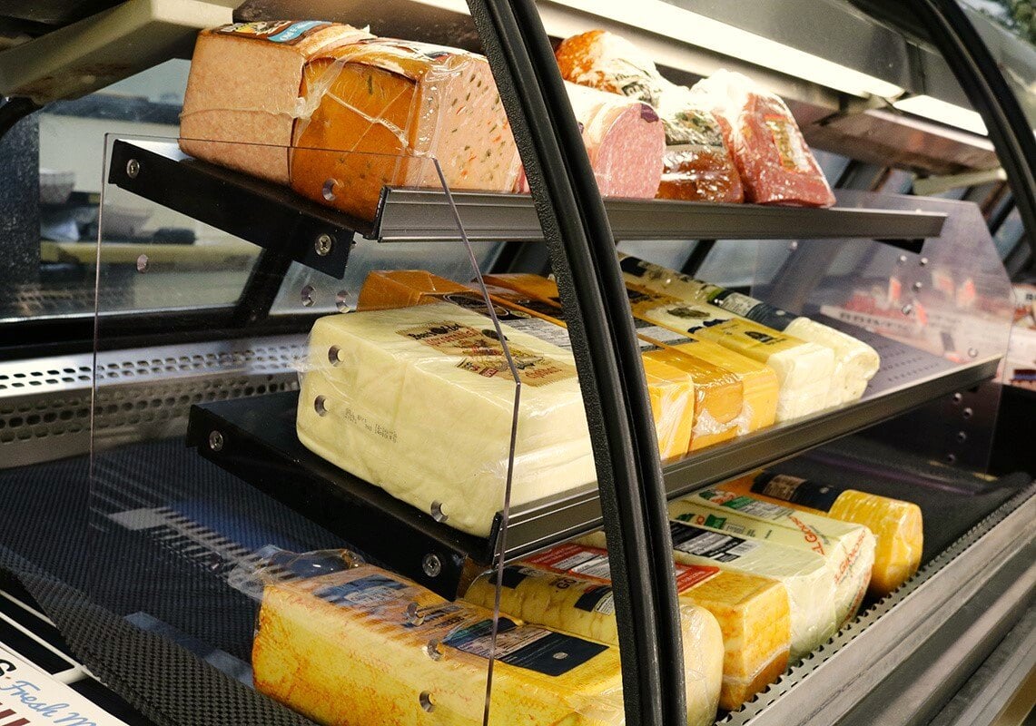 New Deli/Meat Shelving Insert at Brine’s Fresh Market & Deli