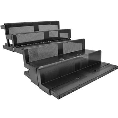 Carlson AirFlo — Merchandising Expertise 5 Multi-Step Base Rack for multiple elevation steps