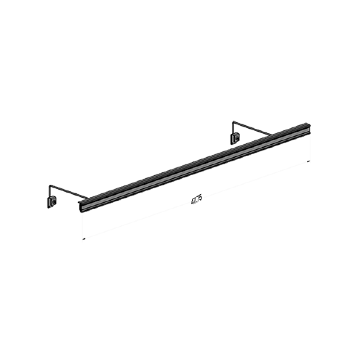 Carlson AirFlo — Merchandising Expertise Price Tag Moulding (PTM) Overhead Bar Kit