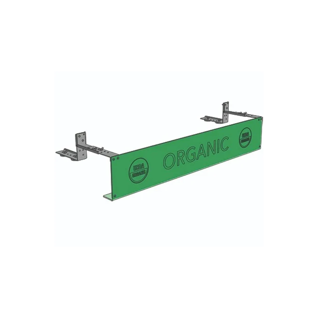 Carlson AirFlo — Merchandising Expertise ORGANIC Overhead Signage Displays